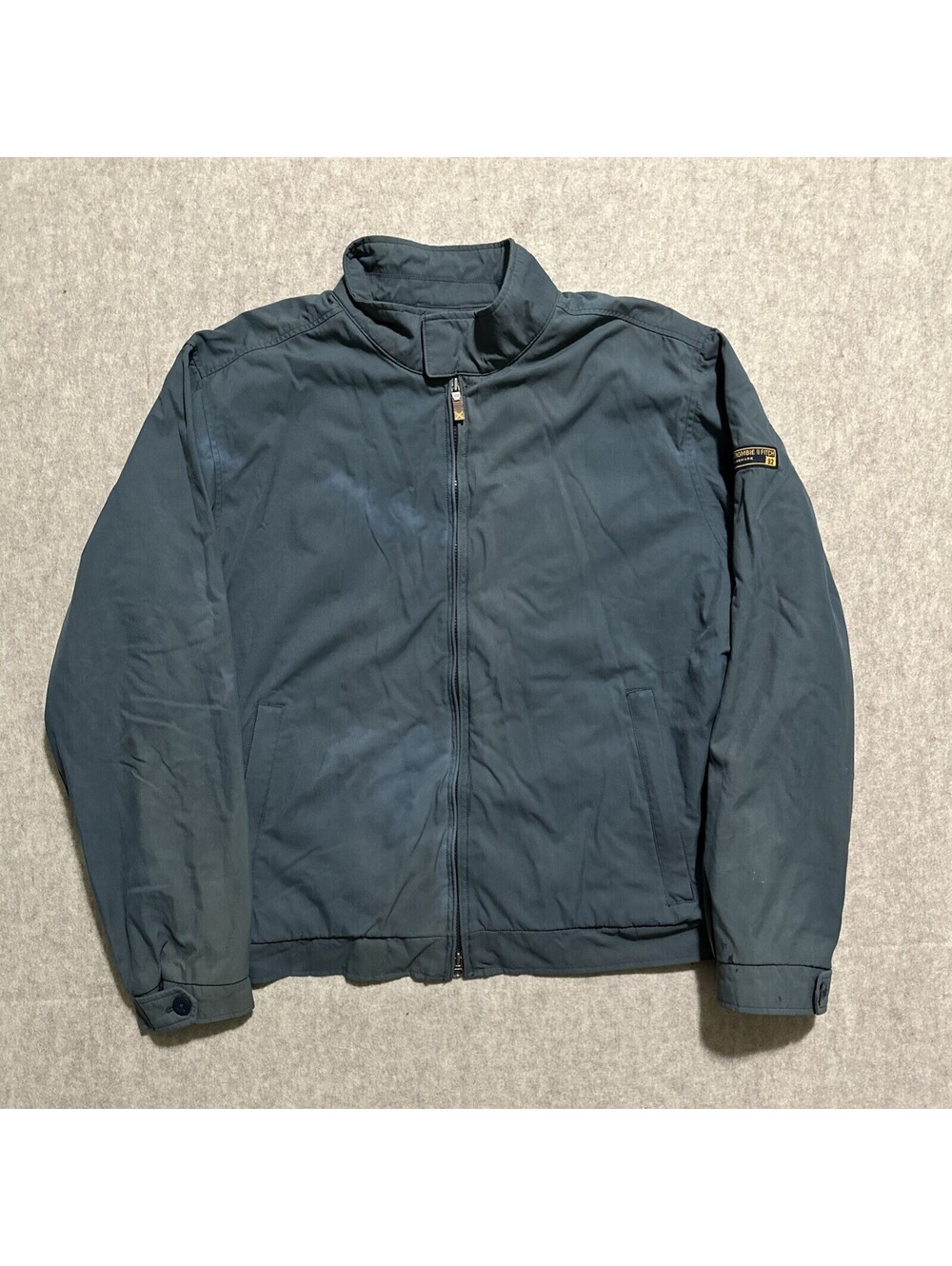 Abercrombie Fitch 92 Jacket Men XL? Fleece Lined Full Up Rugged Work Distressed